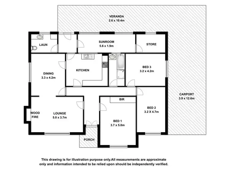 Floorplan of Homely house listing, 67 Jenkins Terrace, Naracoorte SA 5271