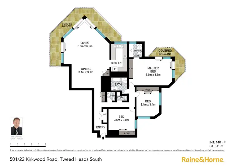 Floorplan of Homely apartment listing, 501/22 Kirkwood Rd, Tweed Heads South NSW 2486