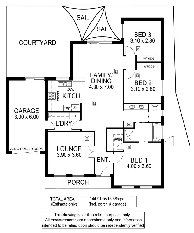 Floorplan of Homely house listing, 26 Raymond Ave, North Plympton SA 5037
