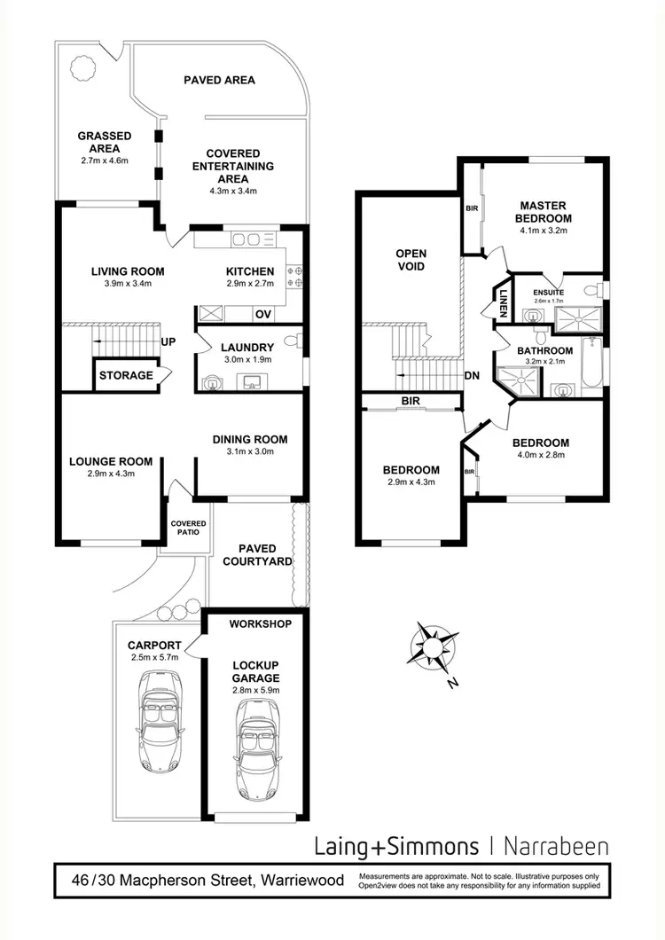 Floorplan of Homely townhouse listing, 46/30 Macpherson Street, Warriewood NSW 2102
