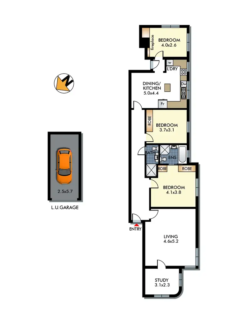 Floorplan of Homely apartment listing, 2/119 New South Head Road, Vaucluse NSW 2030