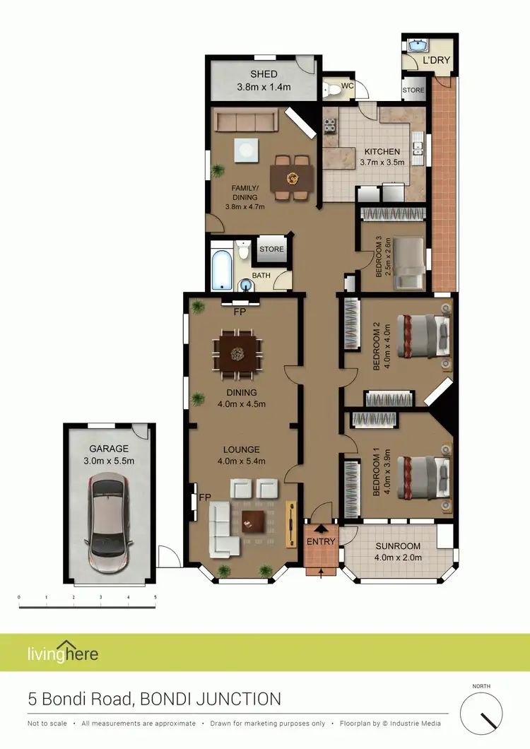 Floorplan of Homely house listing, 5 Bondi Road, Bondi Junction NSW 2022
