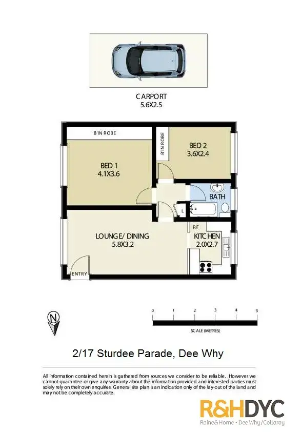 Floorplan of Homely unit listing, 2/17 Sturdee Parade, Dee Why NSW 2099