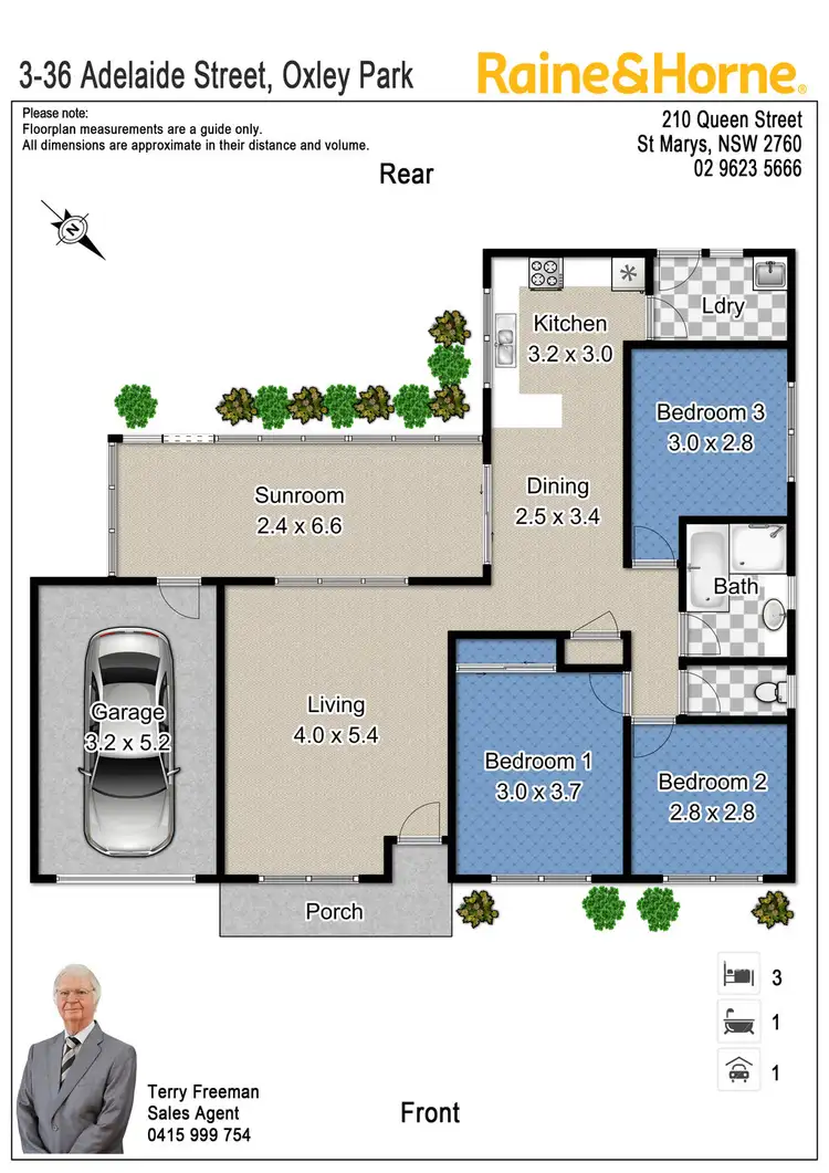 Floorplan of Homely house listing, 3/36 Adelaide Street, Oxley Park NSW 2760