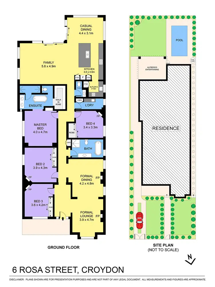 Floorplan of Homely house listing, 6 Rosa Street, Croydon NSW 2132