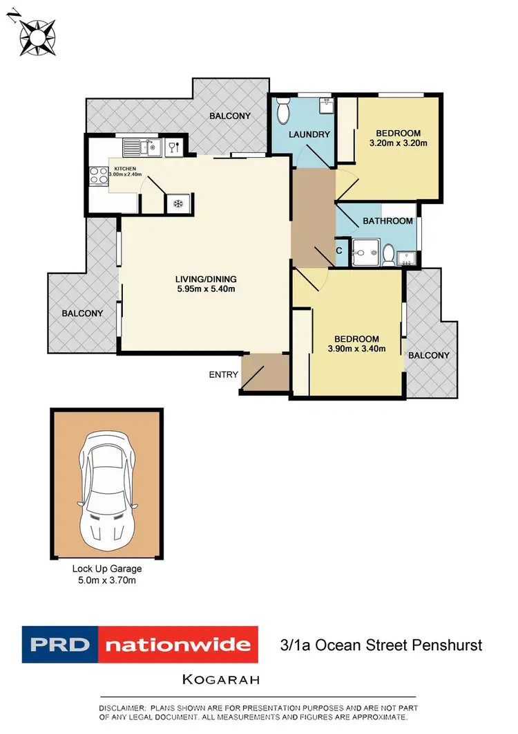 Floorplan of Homely unit listing, 3/1A Ocean Street, Penshurst NSW 2222