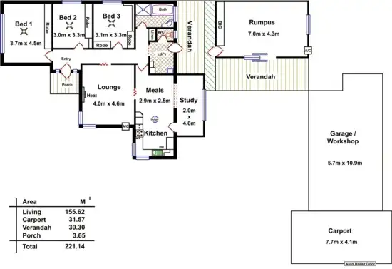 Floorplan of Homely house listing, Address available on request