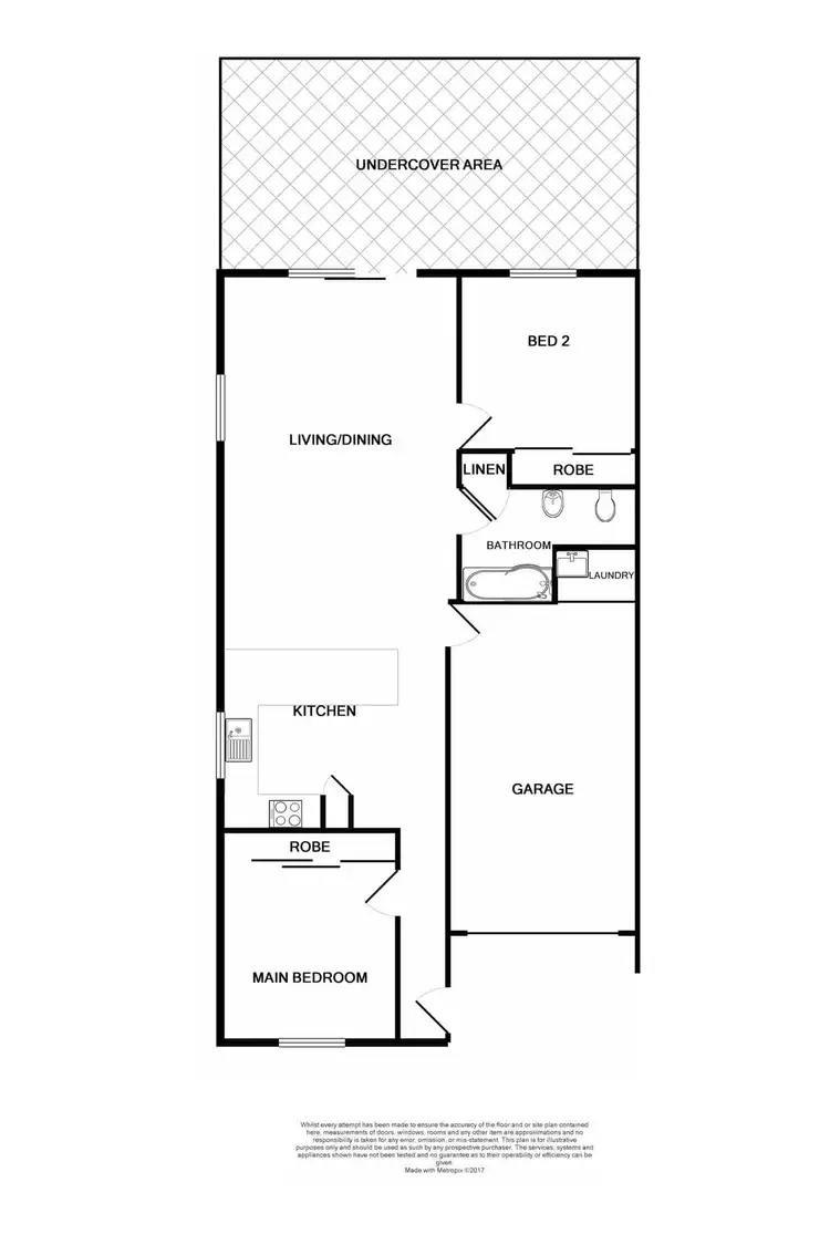 Floorplan of Homely house listing, 1/147 Weblands Street, Aberglasslyn NSW 2320