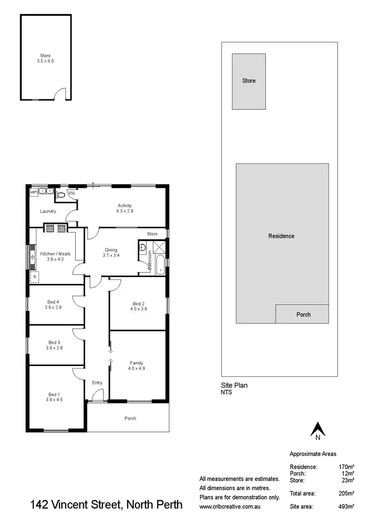 Floorplan of Homely house listing, 142 Vincent Street, North Perth WA 6006