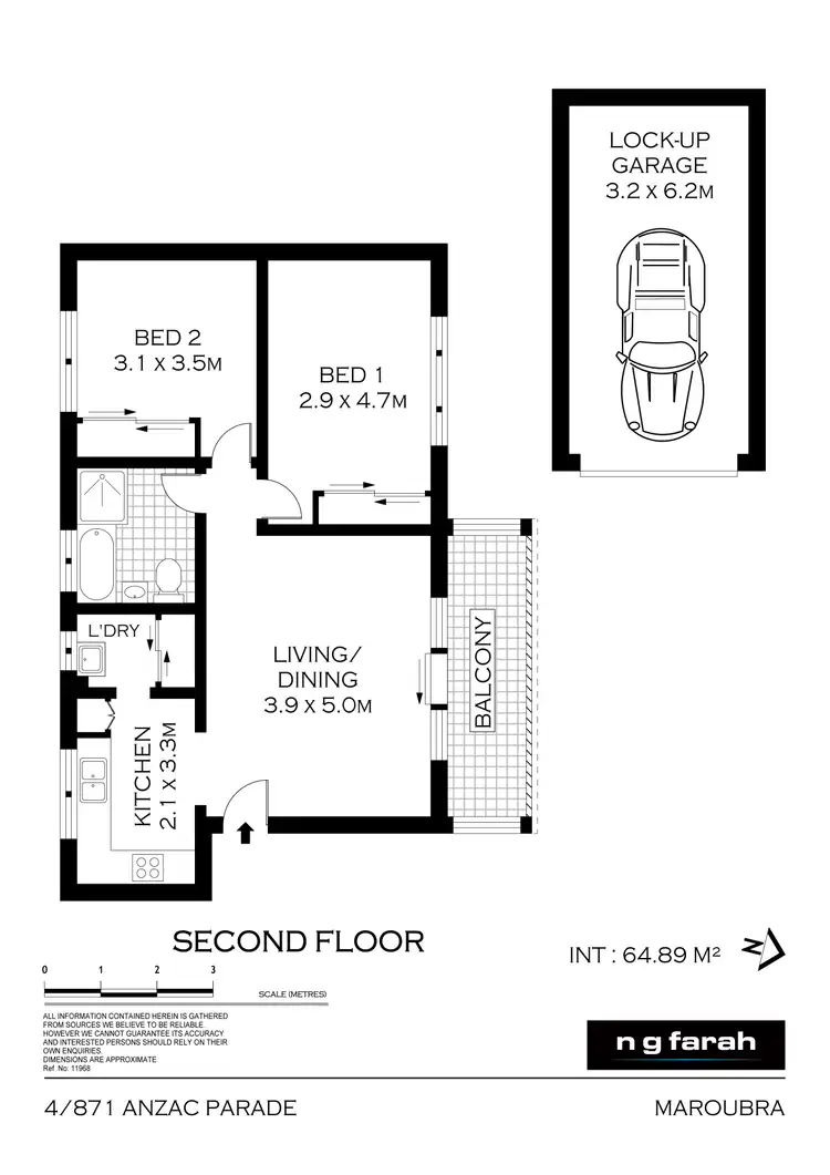 Floorplan of Homely unit listing, 4/871 Anzac Parade, Maroubra NSW 2035