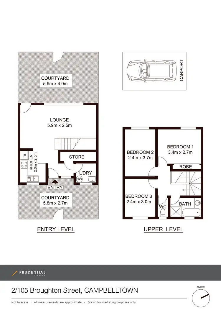 Floorplan of Homely house listing, 4/105 Broughton Street, Campbelltown NSW 2560