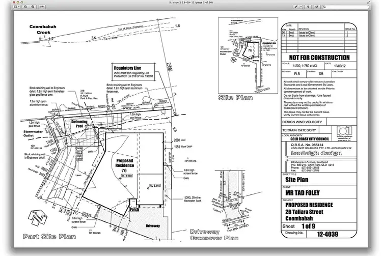 Floorplan of Homely land listing, 2B Tallara Street, Coombabah QLD 4216