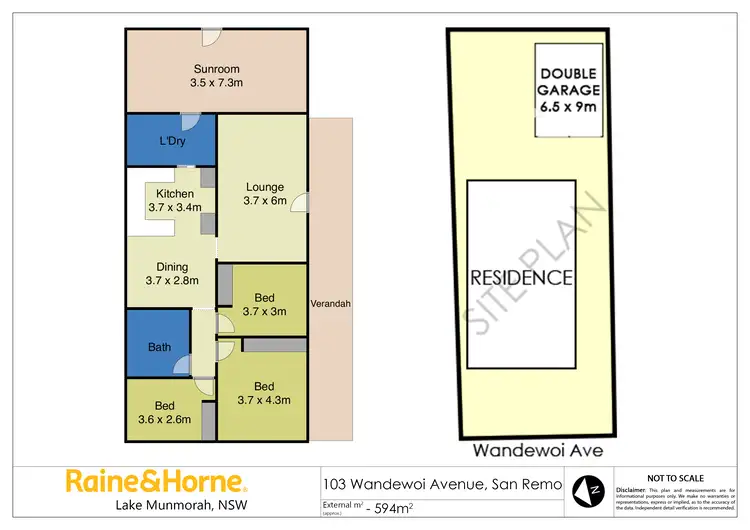 Floorplan of Homely house listing, 103 Wandewoi Avenue, San Remo NSW 2262