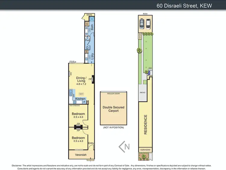 Floorplan of Homely house listing, 60 Disraeli Street, Kew VIC 3101