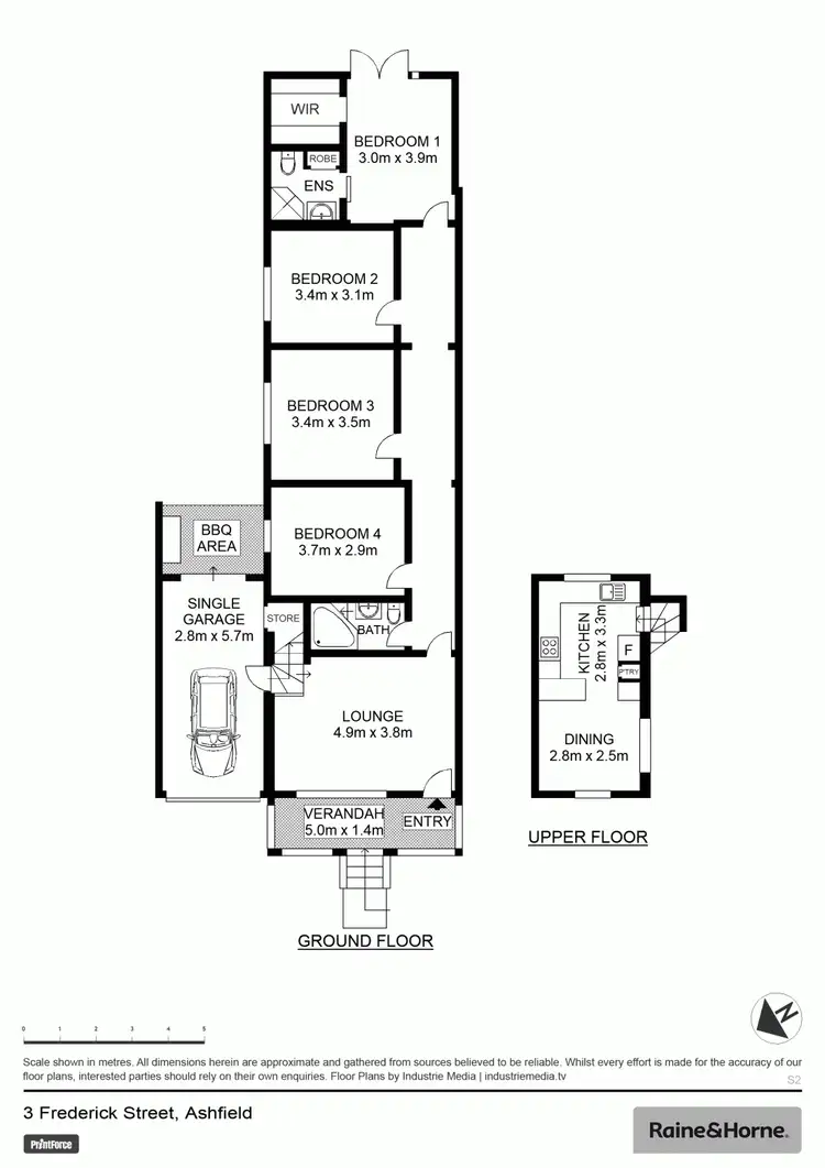 Floorplan of Homely house listing, 3 Frederick Street, Ashfield NSW 2131