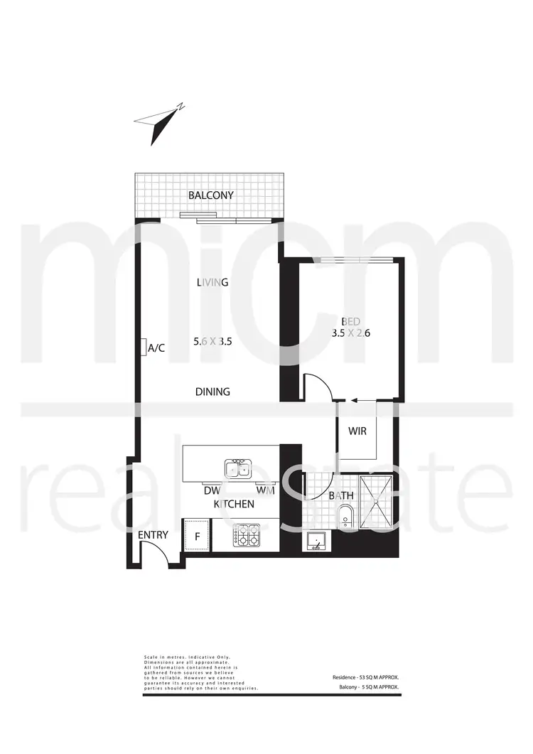 Floorplan of Homely apartment listing, 3009/133 City Road, Southbank VIC 3006