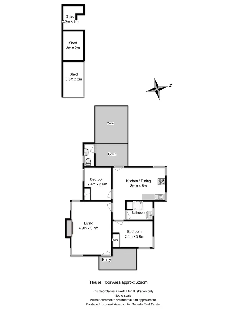 Floorplan of Homely house listing, 6 Second Avenue, Dodges Ferry TAS 7173
