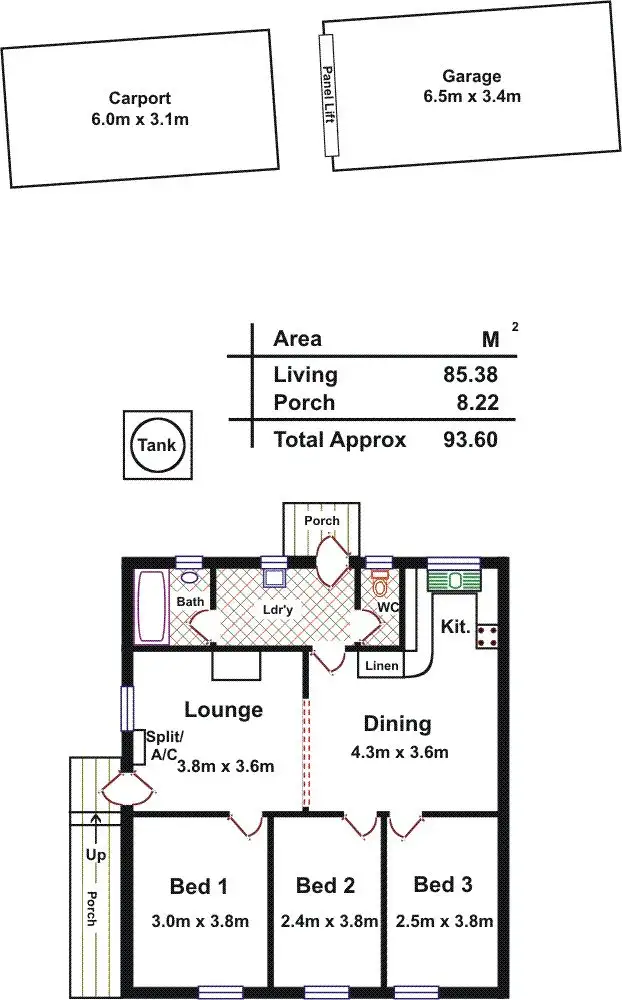 Floorplan of Homely house listing, 37 Elmgrove Road, Salisbury North SA 5108