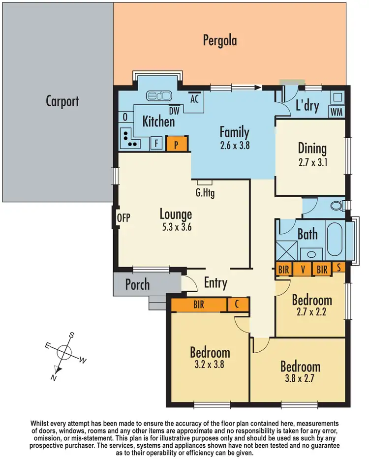 Floorplan of Homely house listing, 10 Tanya Court, Clarinda VIC 3169