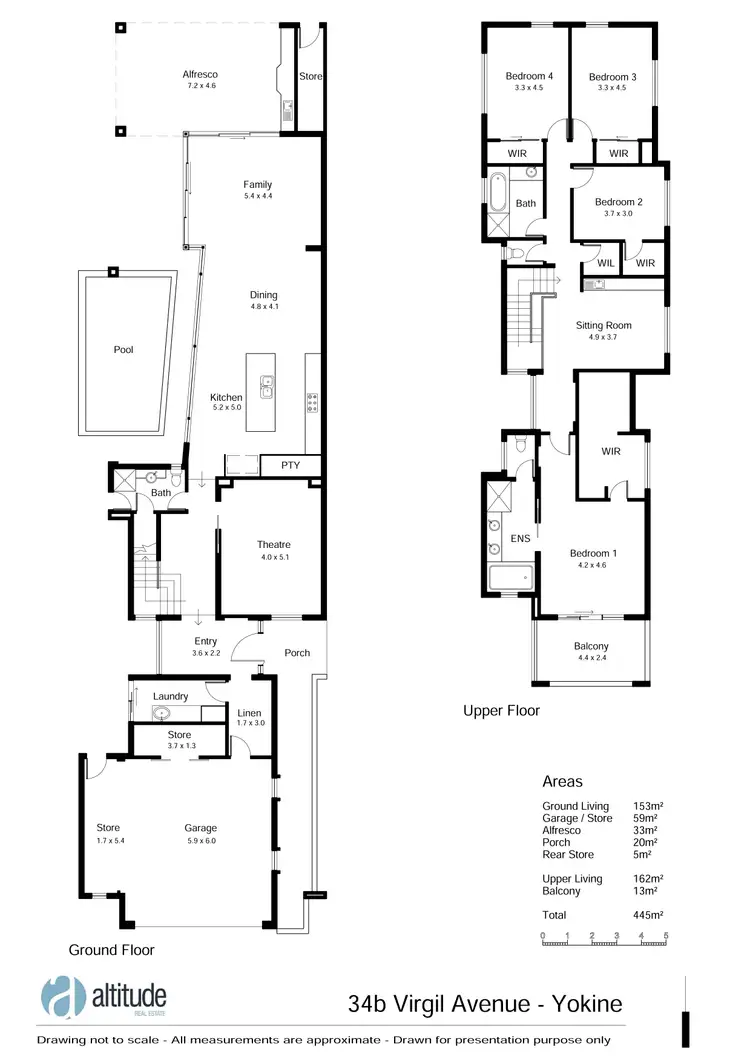 Floorplan of Homely house listing, 34B Virgil Avenue, Yokine WA 6060