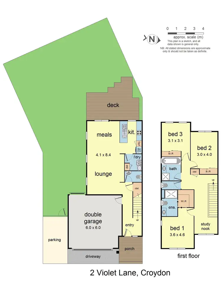 Floorplan of Homely house listing, 2 Violet Lane (enter via Spriggs Drive), Croydon VIC 3136