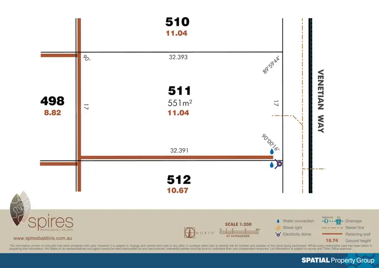 Floorplan of Homely land listing, Lot 511 Venetian Way, Baldivis WA 6171