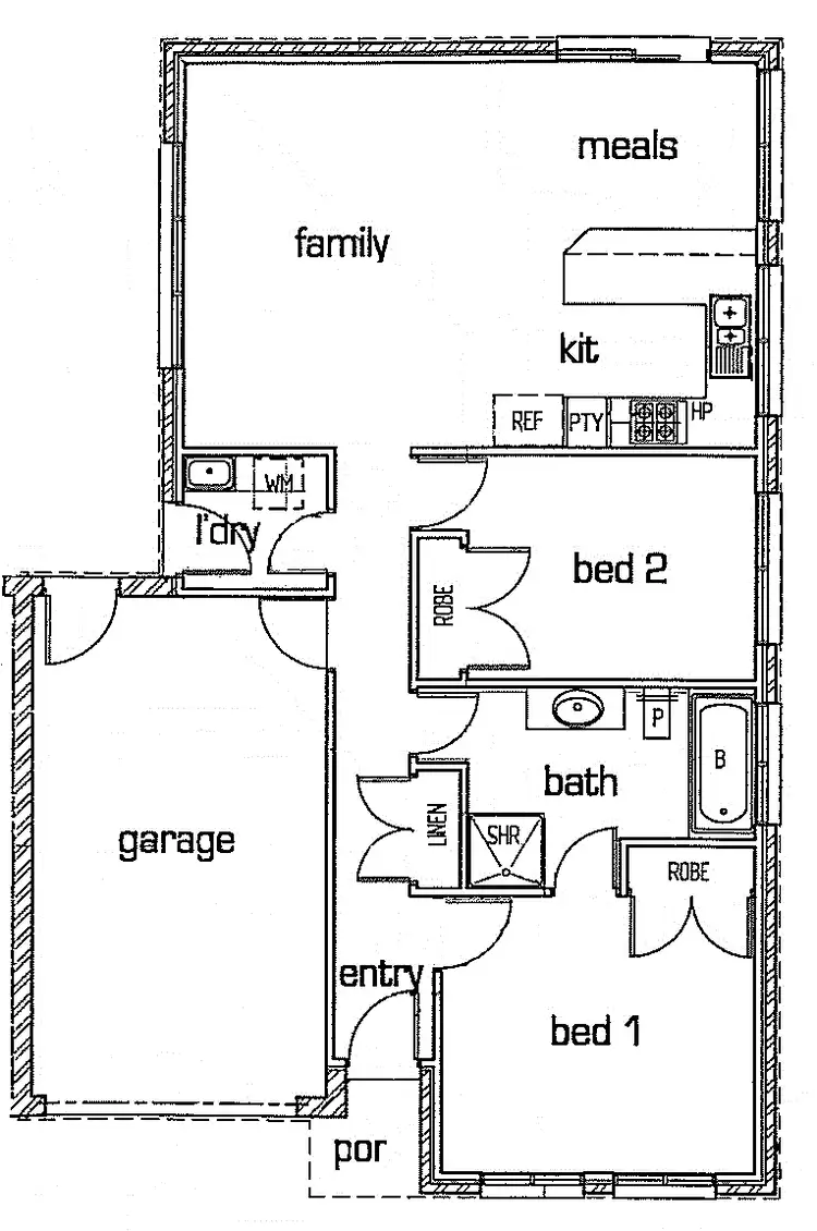 Floorplan of Homely house listing, 2/378 Rossiter Road, Koo Wee Rup VIC 3981