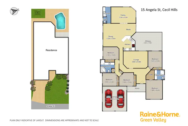 Floorplan of Homely house listing, 15 Angela Street, Cecil Hills NSW 2171