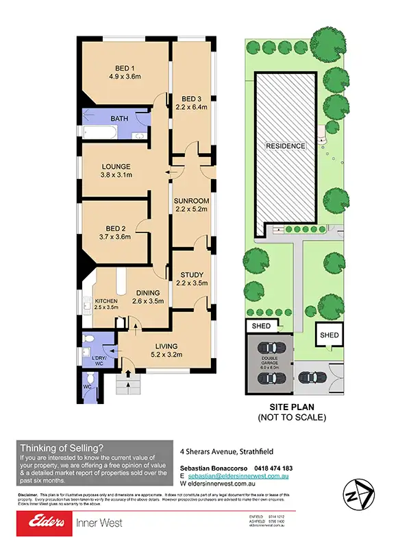 Floorplan of Homely house listing, 4 Sherars Avenue, Strathfield NSW 2135