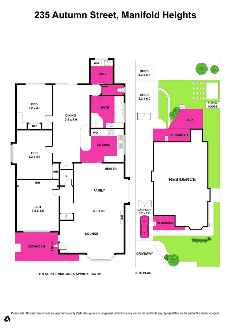 Floorplan of Homely house listing, 235 Autumn Street, Manifold Heights VIC 3218