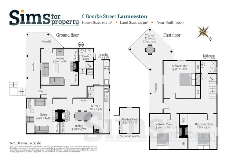 Floorplan of Homely house listing, 6 Bourke Street, Launceston TAS 7250