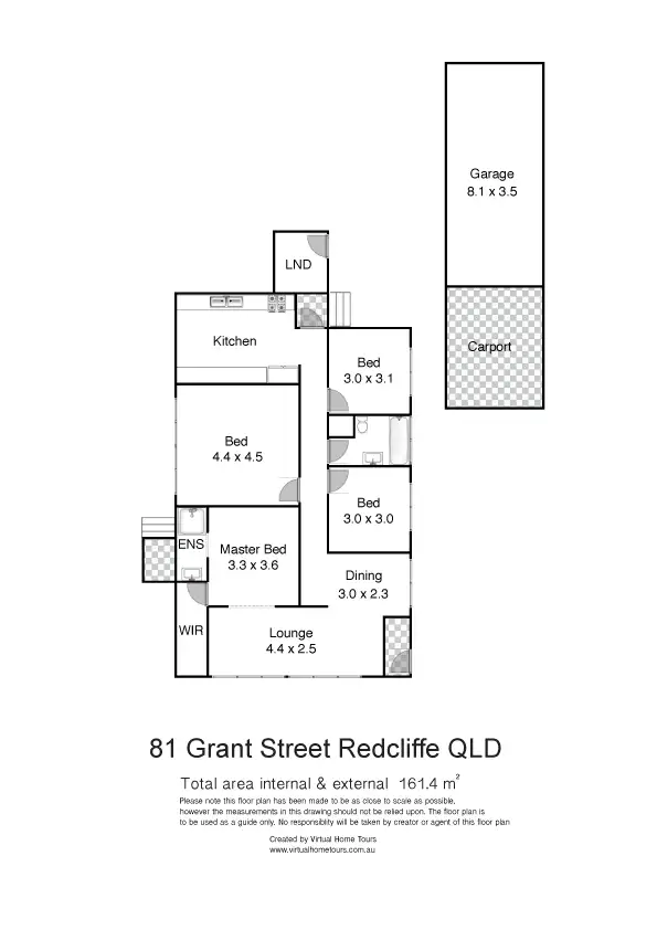 Floorplan of Homely house listing, 81 Grant Street, Redcliffe QLD 4020