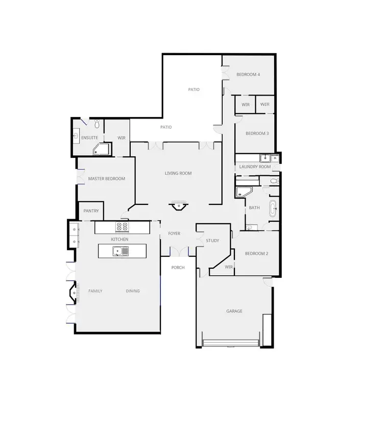 Floorplan of Homely house listing, 36 Cypress Point Drive, Dubbo NSW 2830