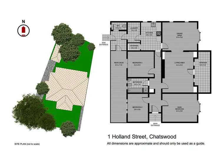 Floorplan of Homely house listing, 1 Holland Street, Chatswood NSW 2067