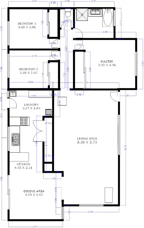Floorplan of Homely house listing, 31 Grevillea Crescent, Hoppers Crossing VIC 3029