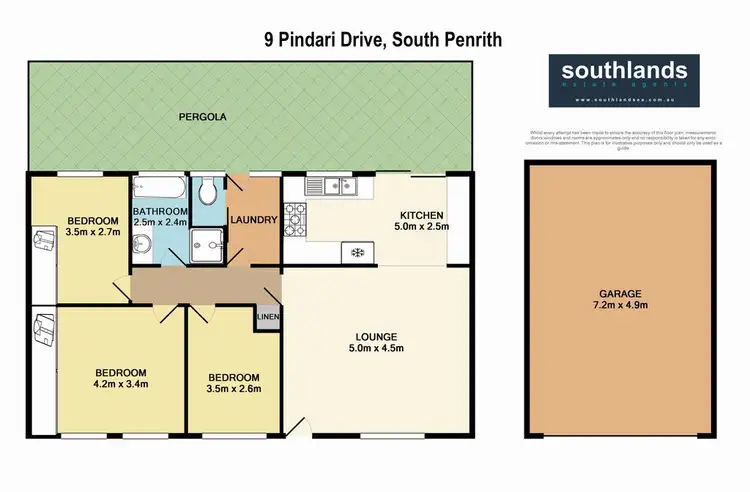 Floorplan of Homely house listing, 9 Pindari Drive, South Penrith NSW 2750