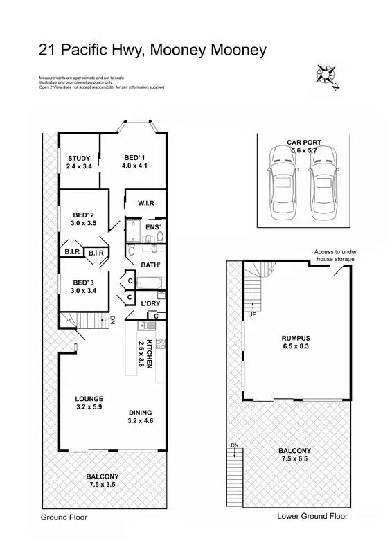 Floorplan of Homely house listing, 21 Pacific Highway, Mooney Mooney NSW 2083