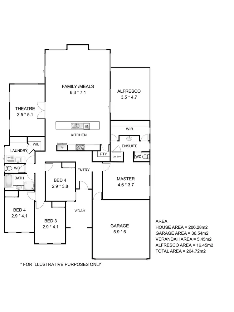 Floorplan of Homely house listing, 12 Mosman Loop, Success WA 6164