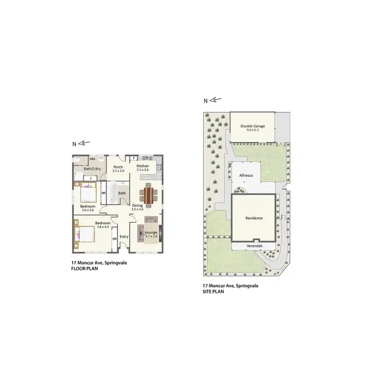 Floorplan of Homely house listing, 17 Moncur Avenue, Springvale VIC 3171