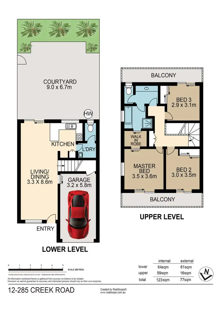 Floorplan of Homely townhouse listing, 12/285 Creek Road, Mount Gravatt East QLD 4122