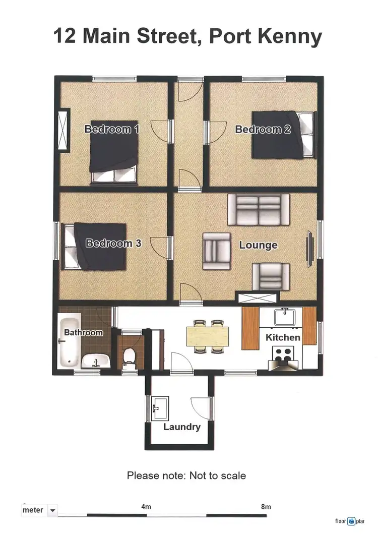 Floorplan of Homely house listing, 12 Main Street, Port Kenny SA 5671