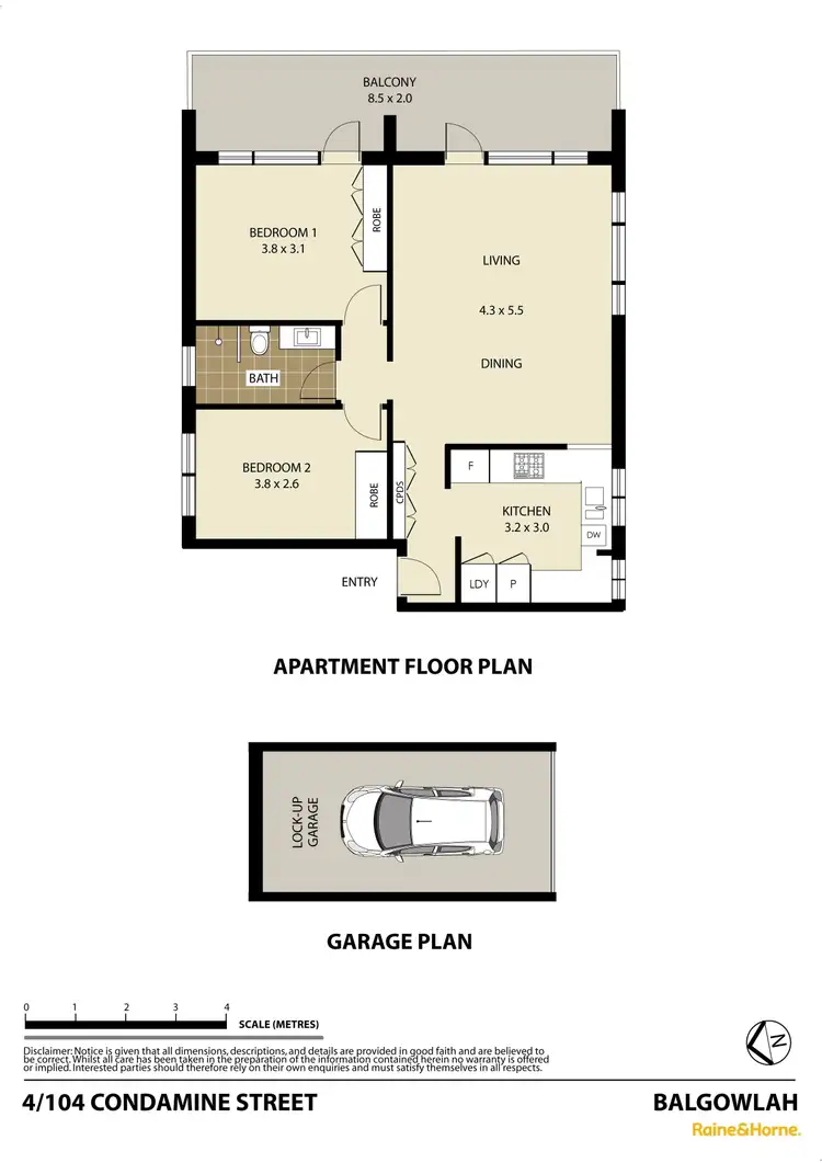 Floorplan of Homely unit listing, 4/104 Condamine Street, Balgowlah NSW 2093
