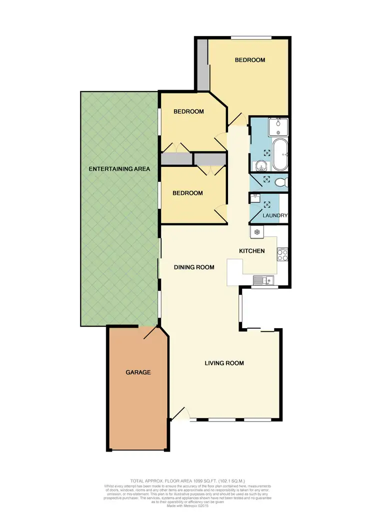 Floorplan of Homely house listing, 15 Claremont Court, Wattle Grove NSW 2173