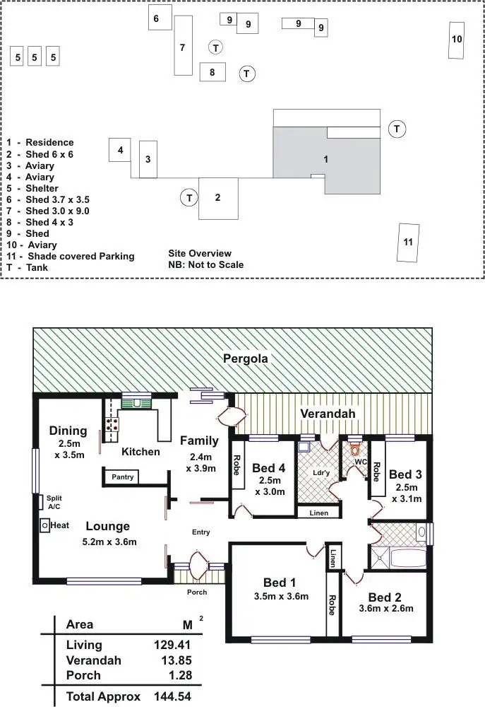 Floorplan of Homely house listing, 186 Cnr Mackereth & Ashwell Roads, Templers SA 5371