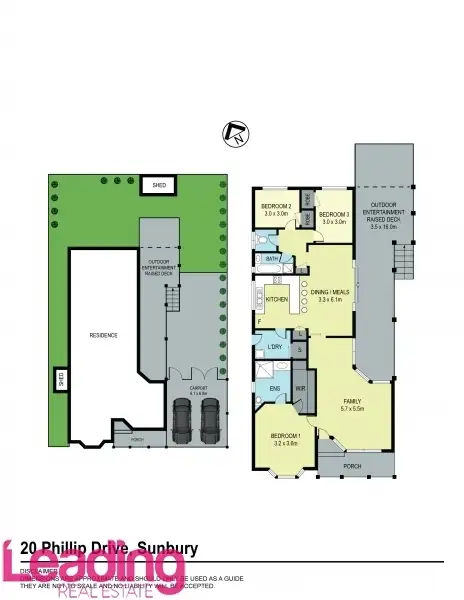Floorplan of Homely house listing, 20 Phillip Drive, Sunbury VIC 3429