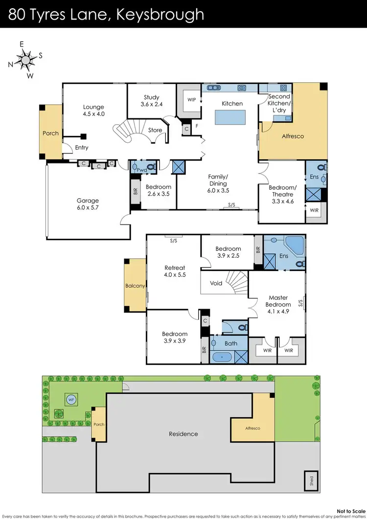 Floorplan of Homely house listing, 80 Tyers Lane, Keysborough VIC 3173