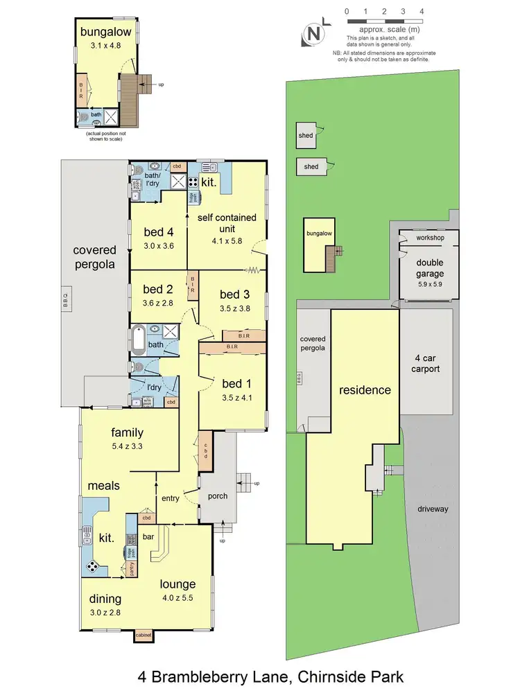 Floorplan of Homely house listing, 4 Brambleberry Lane, Chirnside Park VIC 3116