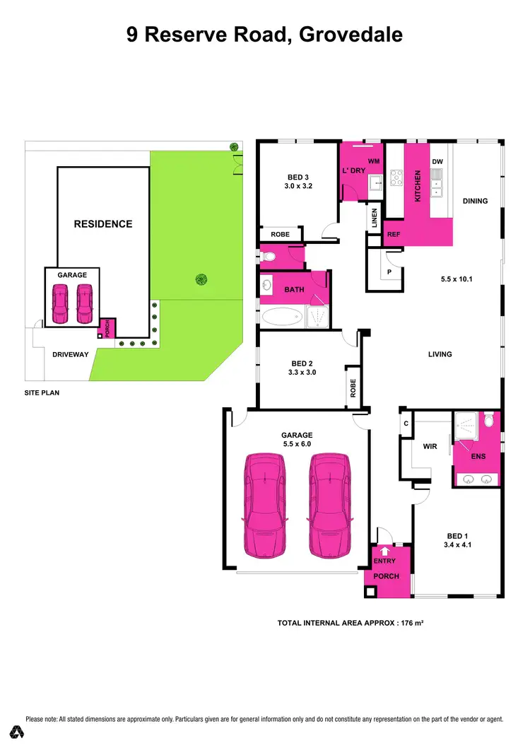 Floorplan of Homely house listing, 9 Reserve Road, Grovedale VIC 3216