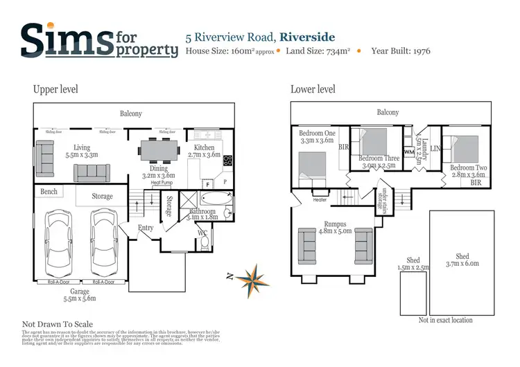 Floorplan of Homely house listing, 5 Riverview Road, Riverside TAS 7250