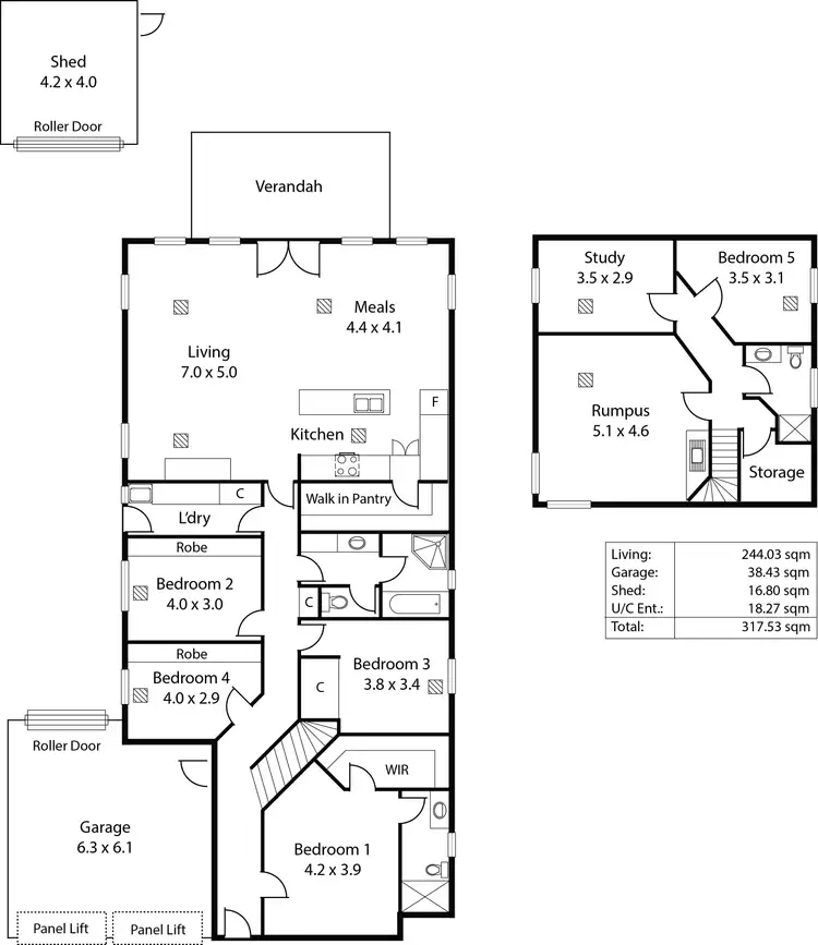 Floorplan of Homely house listing, 13 Borrillo Avenue, Newton SA 5074